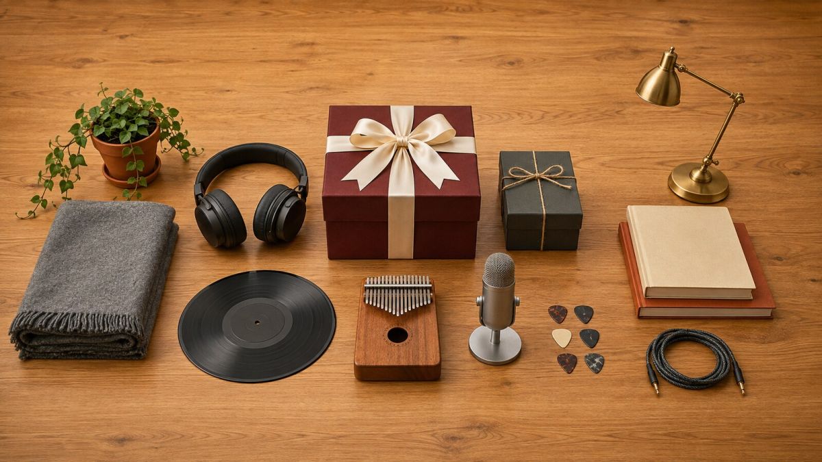 Presentes para quem ama música: ideias para ouvir, tocar e gravar