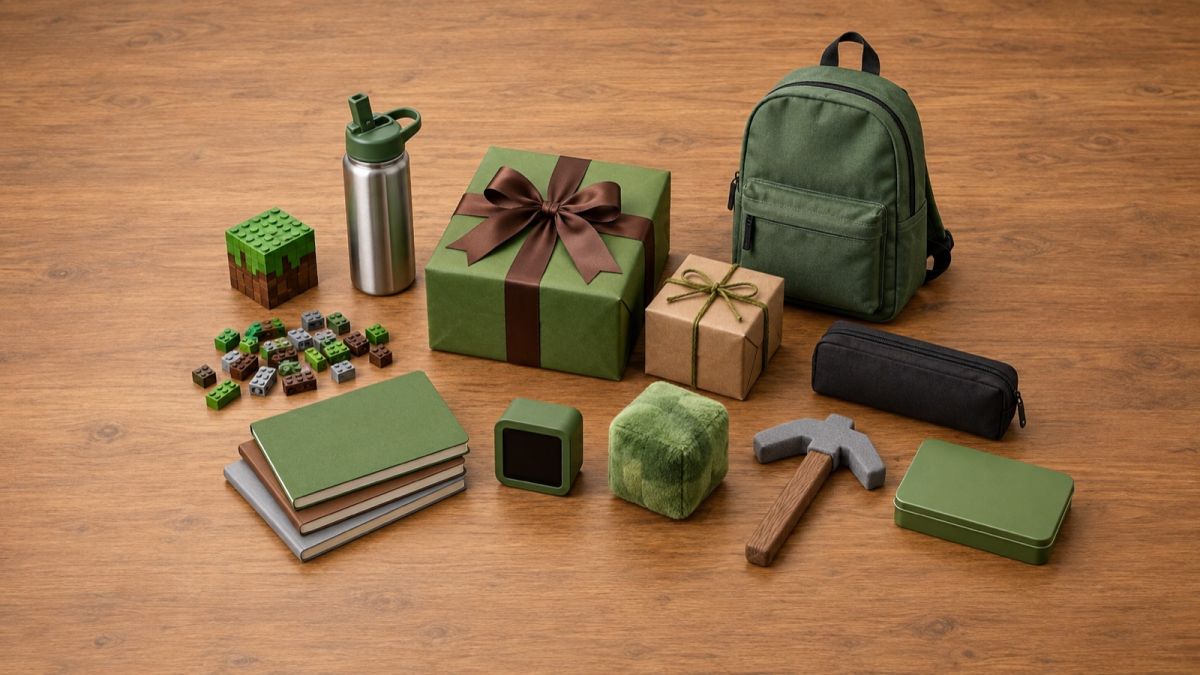 Presentes de Minecraft: o jogo fora da tela