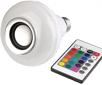 Lâmpada com speaker Bluetooth