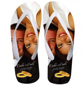 Chinelo personalizado com foto