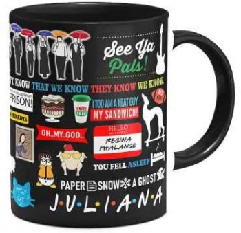 Caneca com frases de Friends