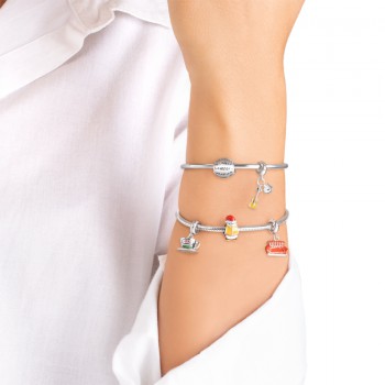 Pulseira com pingentes temáticos