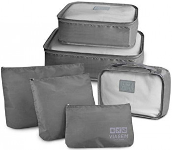 Kit organizador de malas de viagem