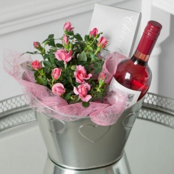 Vinho e flores