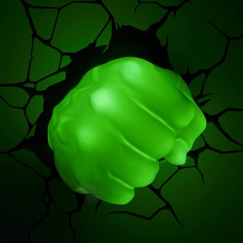 Luminária punho do Hulk