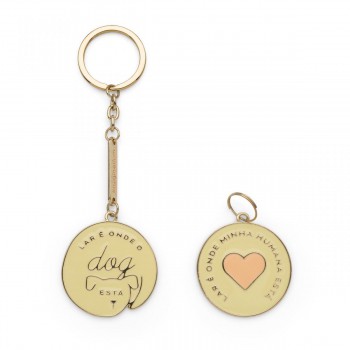 Pingente que combina com chaveiro