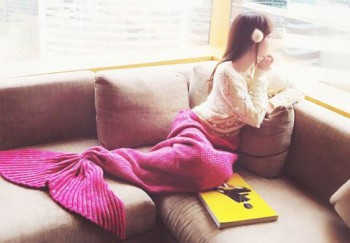 Cobertor cauda de sereia