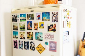 Imãs de geladeira criativos
