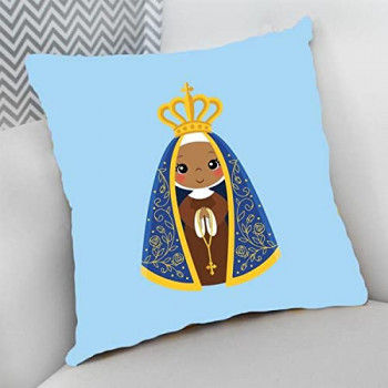 Almofada com imagens católicas