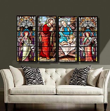 Quadros modernos de anjos e santos