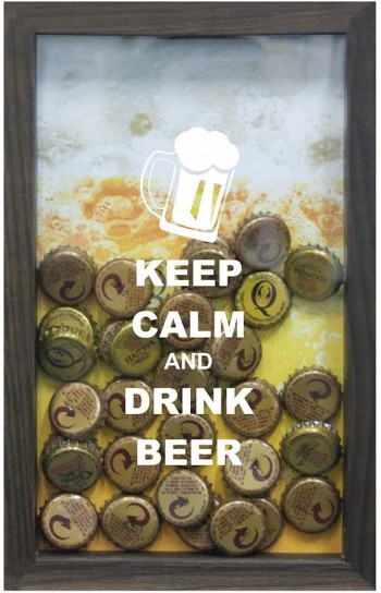 Quadro porta tampinhas