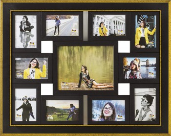 Quadro de fotos da família