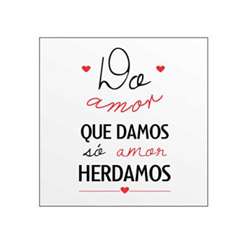 Quadro com frase