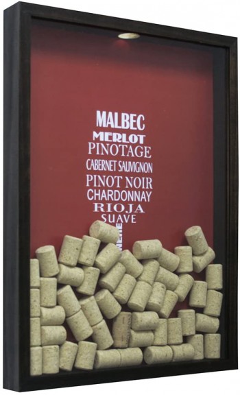 Quadros para guardar rolhas ou tampinhas de garrafa