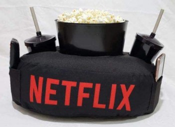 Almofada com porta-pipoca