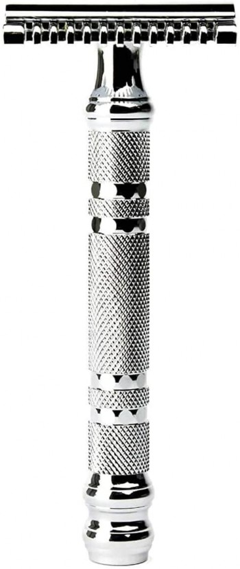 Aparelho de barbear "old school"