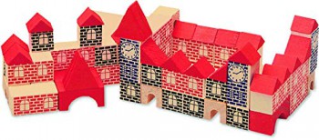 Blocos de construção em madeira