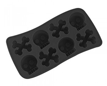 Forma de gelo em forma de caveira