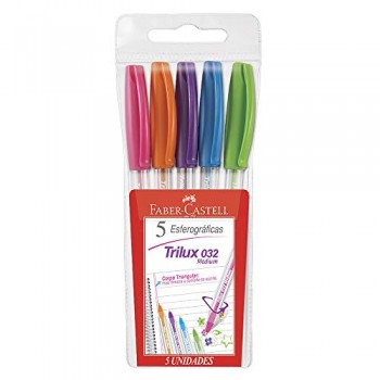 Conjunto de canetas coloridas