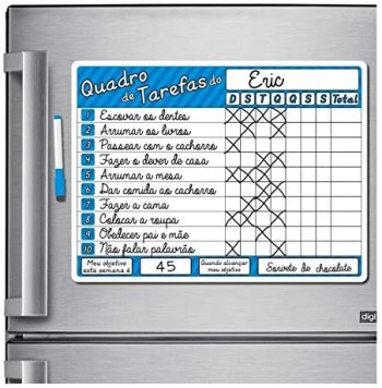 Imã de geladeira com "To-do list"