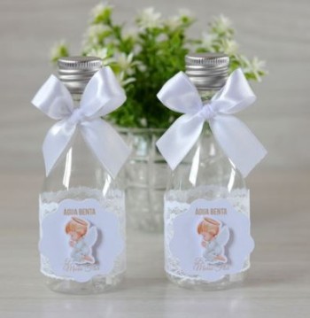 Garrafa de água benta personalizada