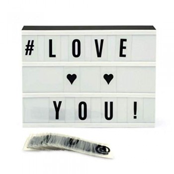 Luminária letreiro de cinema