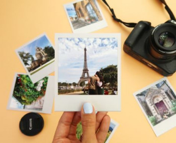 Fotos em estilo Polaroid