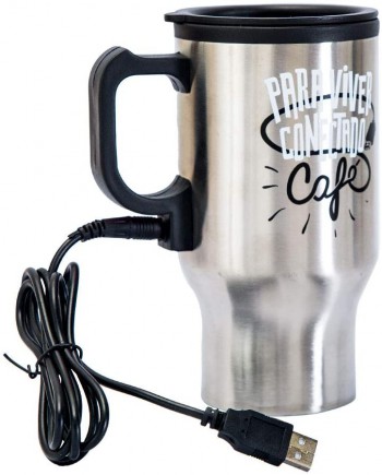 Caneca térmica USB