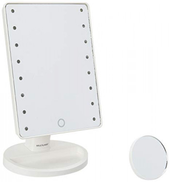 Espelho para maquiagem com LED