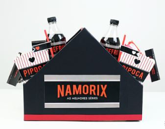 Caixa para noite de filmes