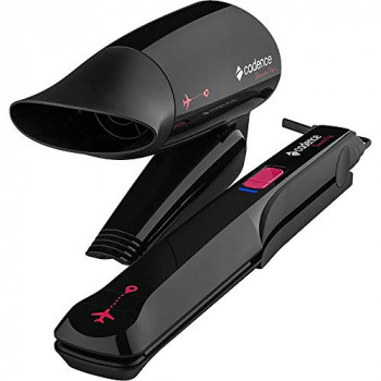 Kit secador e chapinha para viagem