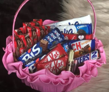 Cesta de chocolates
