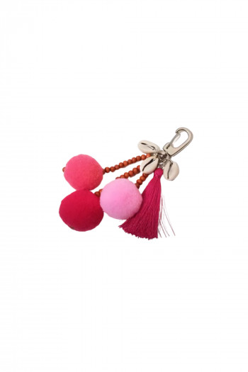 Chaveiro de pompom