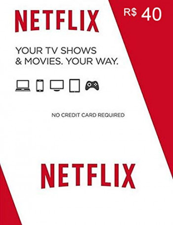 Cartão pré-pago Netflix