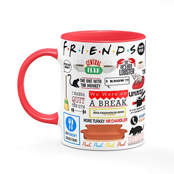 Caneca com frases de Friends