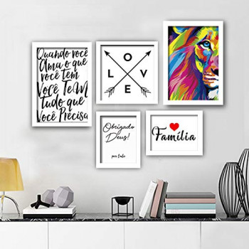 Kit de quadros decorativos