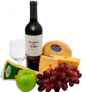 Kit Vinhos e Queijos