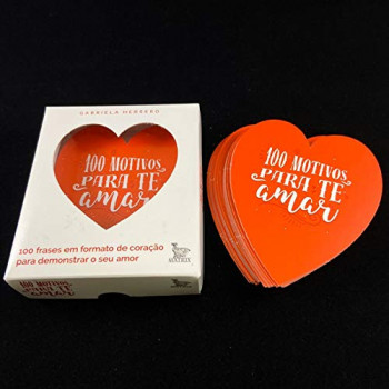 Cartão de motivos para te amar