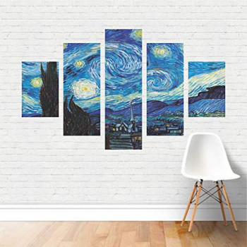 Quadro clássico Noite Estrelada - Van Gogh