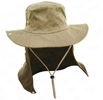 Boné ou chapéu com proteção para pesca