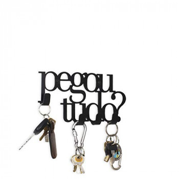 Chaveiro com porta chaves tomada