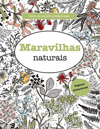 Livro de colorir desenhos de plantas