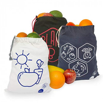 Sacos ecológicos e reutilizáveis