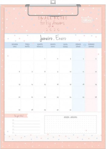 Calendário de parede