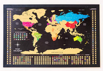 Mapa para marcar a viagem