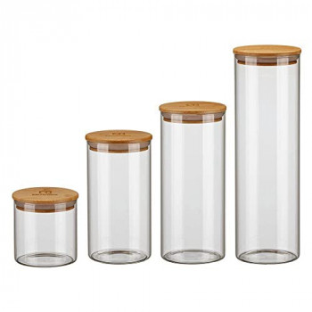 Conjunto de potes para mantimentos