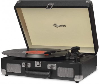 Vitrola em maleta portátil
