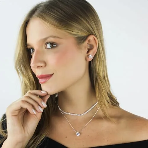 Conjunto de choker, colar e brincos - foto 2