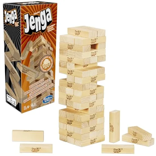 Jogo de blocos de madeira