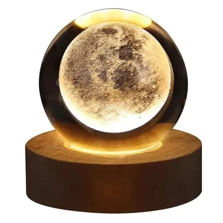 Luminária bola de cristal